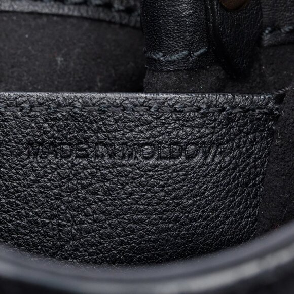 BURBERRY PROSUM BLACK SUEDE FRINGE CROSSBODY BAG - Picture 7 of 11